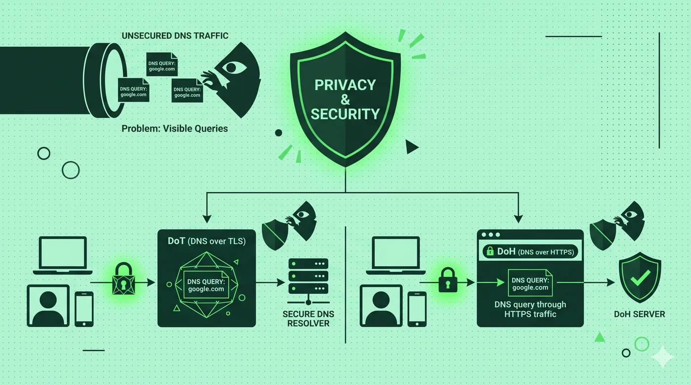 DNS Privacy Explained: DoH, DoT, and Why They Matter