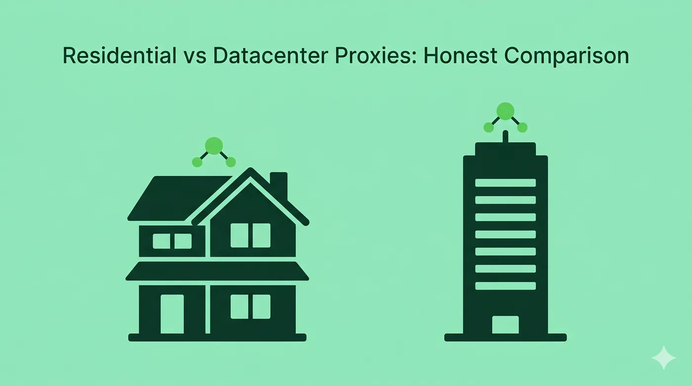 Residential vs Datacenter Proxies: Honest Comparison