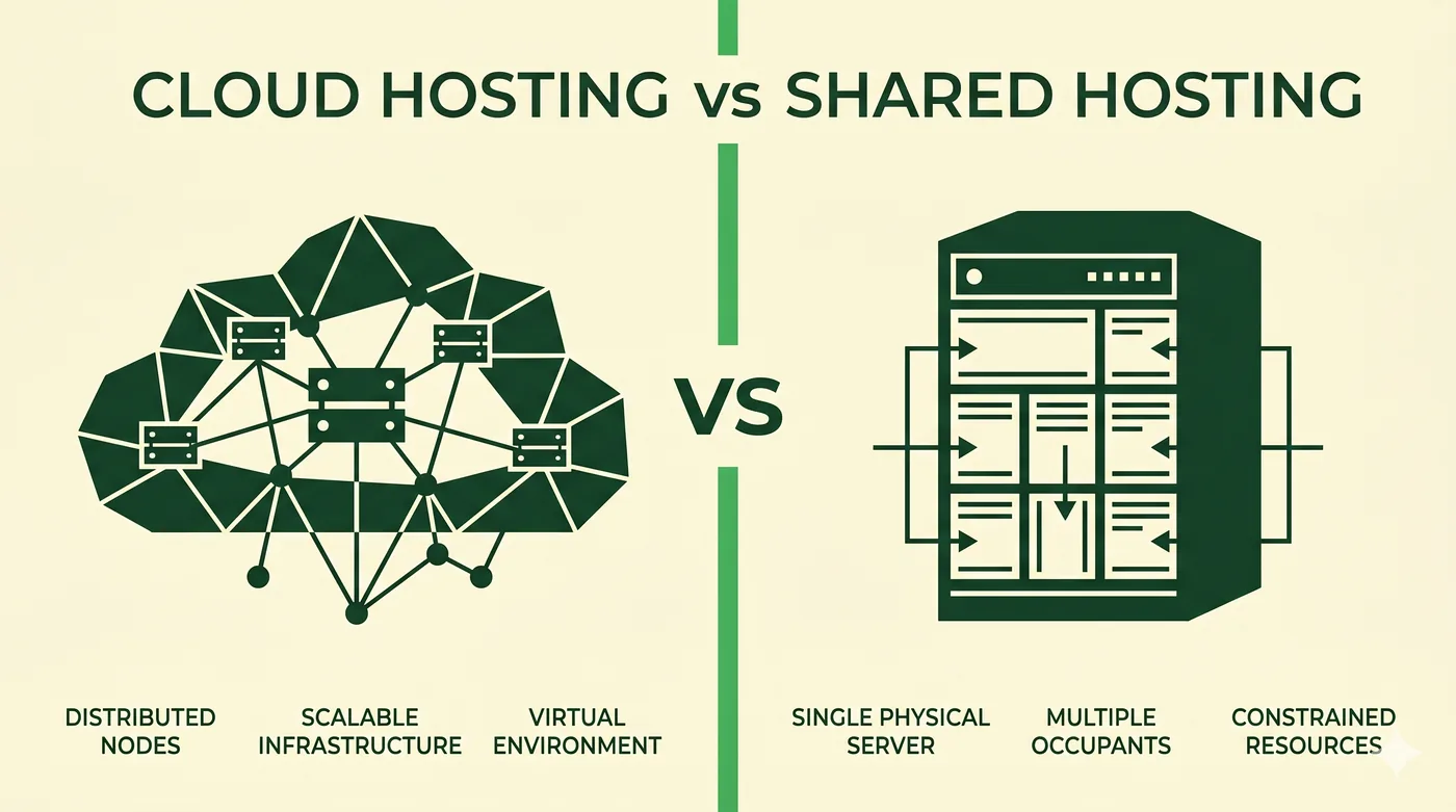 Cloud Hosting vs Shared Hosting
