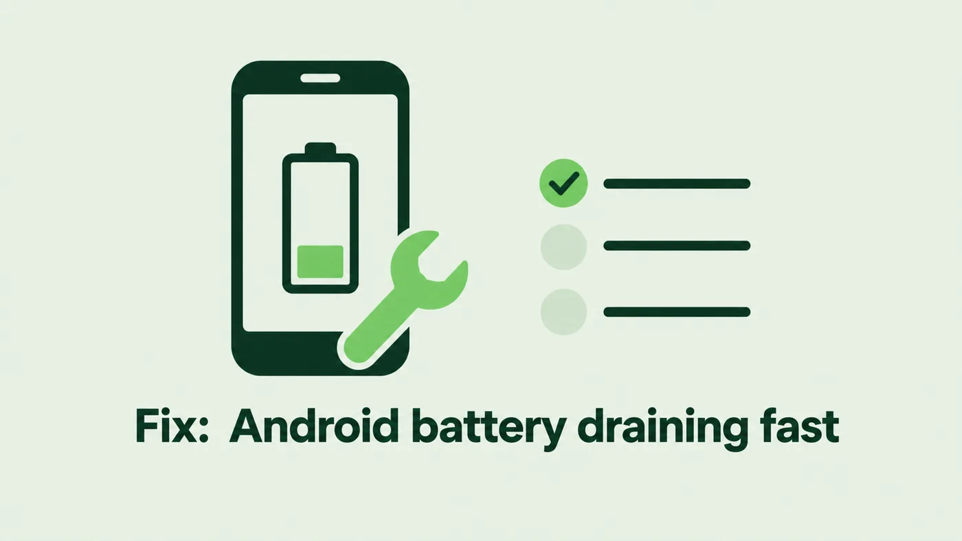 Fix: Android battery draining fast