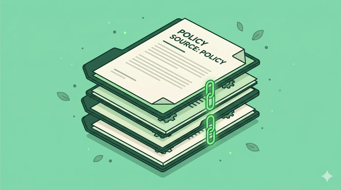 Source &amp; Reference Policy